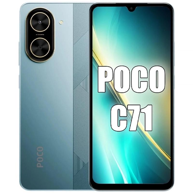xaiomi poco c71 4GB 128GB ブルー Smartphone Xiaomi Poco C71 128GB 4GB RAM Dual SIM Tela 6.88